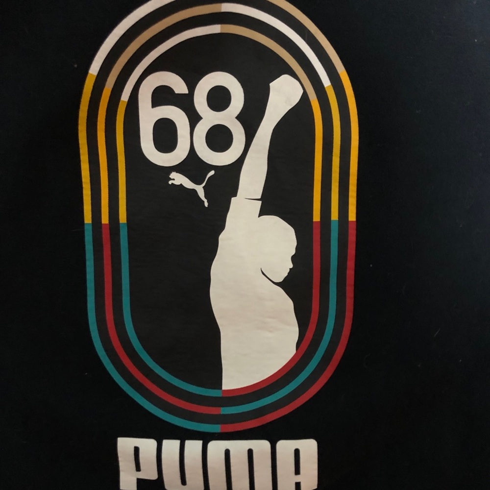 Rare PUMA 68 black history month Vest  hoodie